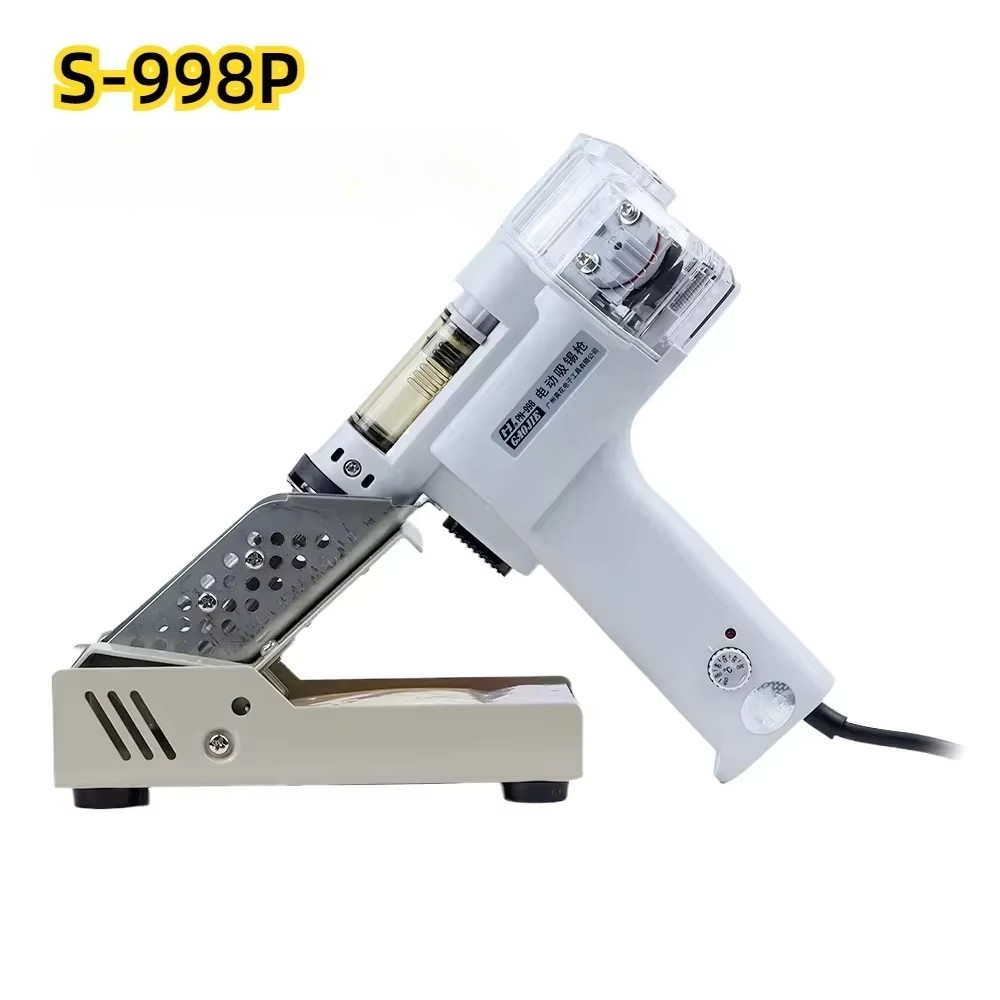 Desoldering Gun Vacuum Electric - S-998P คู่-ปั๊มไฟฟ้า Desoldering Gun 100W สูญญากาศไฟฟ้า