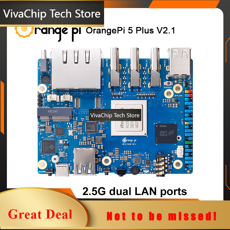 Orange Pi 5 Plus 16Gb - บอร์ดพัฒนา VivaCTOrange Pi 5 Plus V2.1