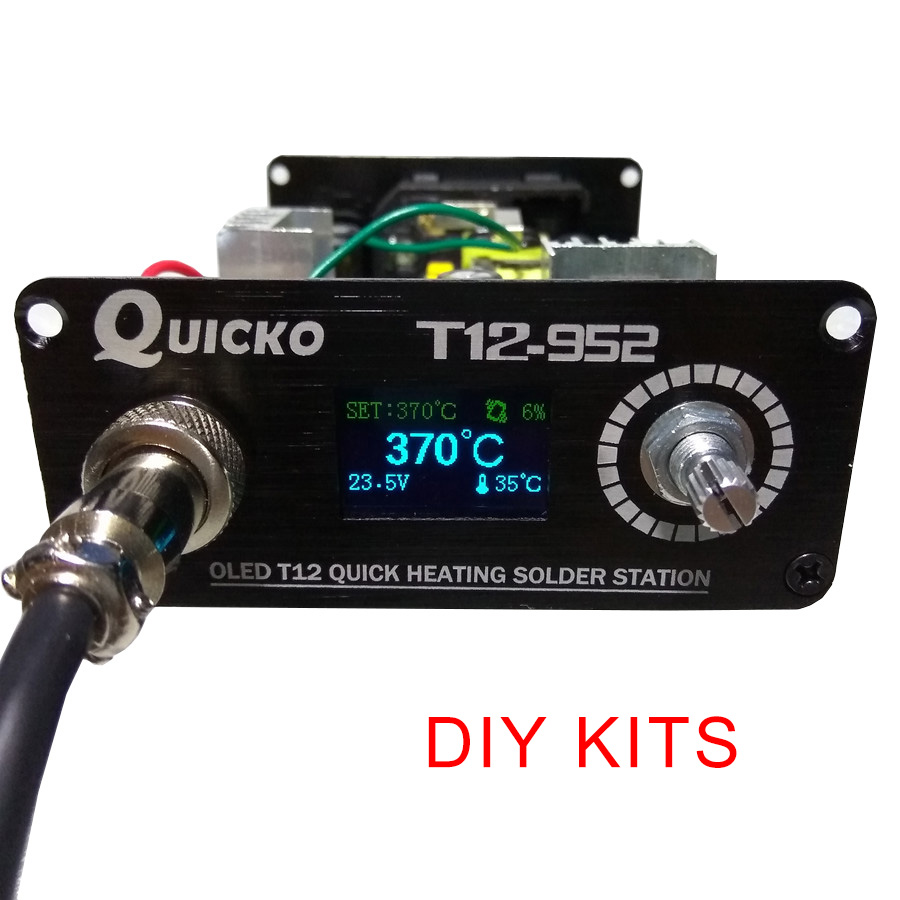 Soldering Station T12 Oled - T12 STC-OLED soldering Station เหล็ก DIY