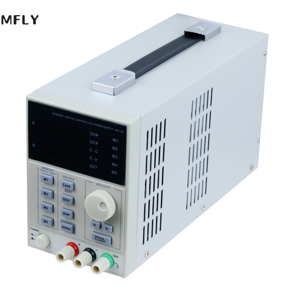 Programmable Dc Power Supply 60V 5A - Korad แหล่งจ่ายไฟ3010D 3010P 6005D 6005P แบบดิจิตอลที่ปรับได้แม่นยำไฟฟ้ากระแสตรง