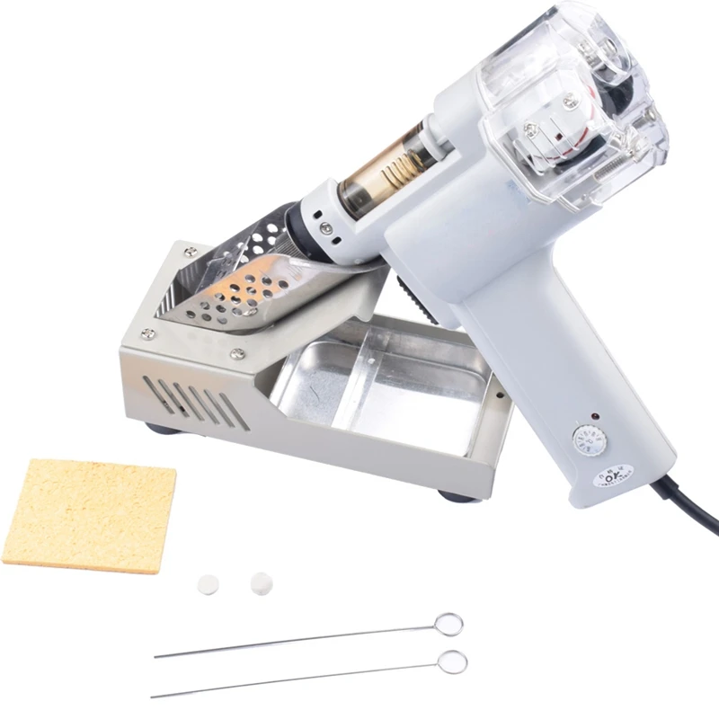 ปั๊มดูดตะกั่วไฟฟ้า 100W แบบดูด - Desoldering Gun Vacuum Electric บทวิจารณ์และราคา