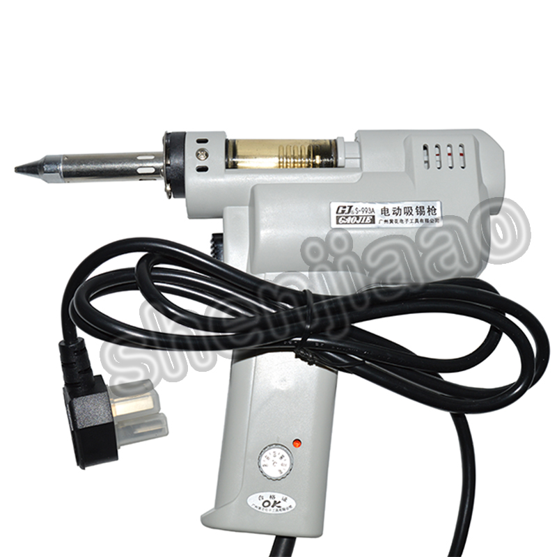 ปั๊มดูดตะกั่วไฟฟ้า S-993A ปืนด - Desoldering Gun Vacuum Electric บทวิจารณ์และราคา