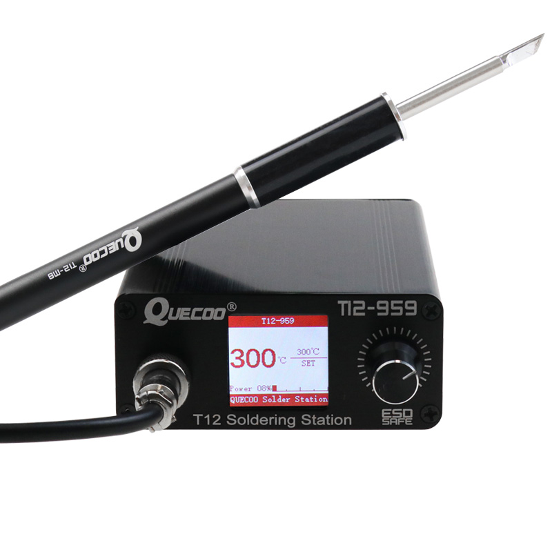 สถานีบัดกรี T12-959 V5.1 พร้อม - Soldering Station T12 Oled บทวิจารณ์และราคา