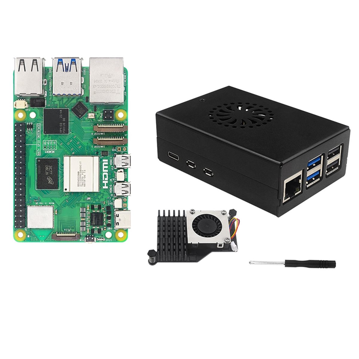 X14A& ชุดเริ่มต้น IRasptek สำห - Raspberry Pi 5 8Gb Kit บทวิจารณ์และราคา