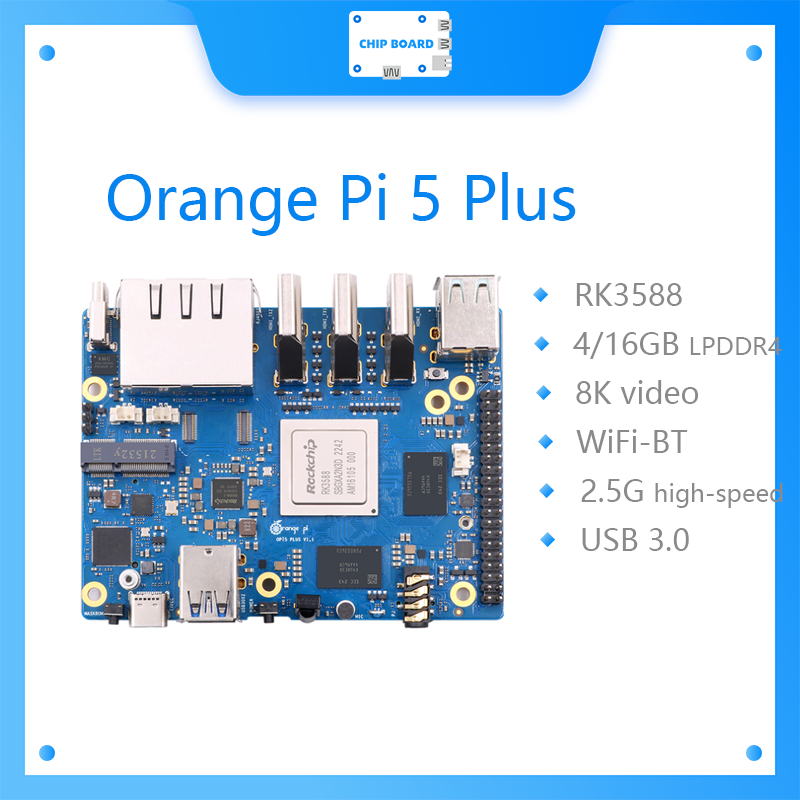 ORANGE Pi 5 plus บอร์ดเดี่ยว R - Orange Pi 5 Plus 16Gb บทวิจารณ์และราคา