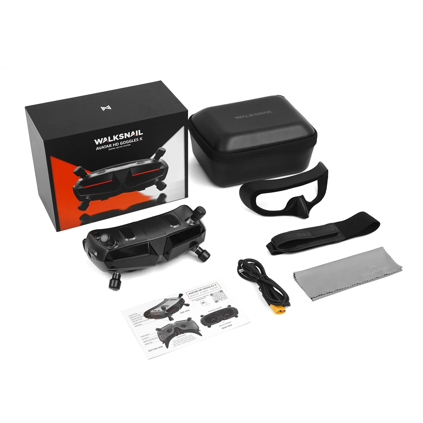 แว่นตา FPV CADDXFPV Walksnail  - Fpv Goggles Avatar Hd Receiver บทวิจารณ์และราคา