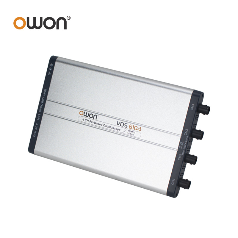 OWON VDS6074 VDS6104 Virtual P - Digital Storage Oscilloscope 100Mhz 4Ch บทวิจารณ์และราคา