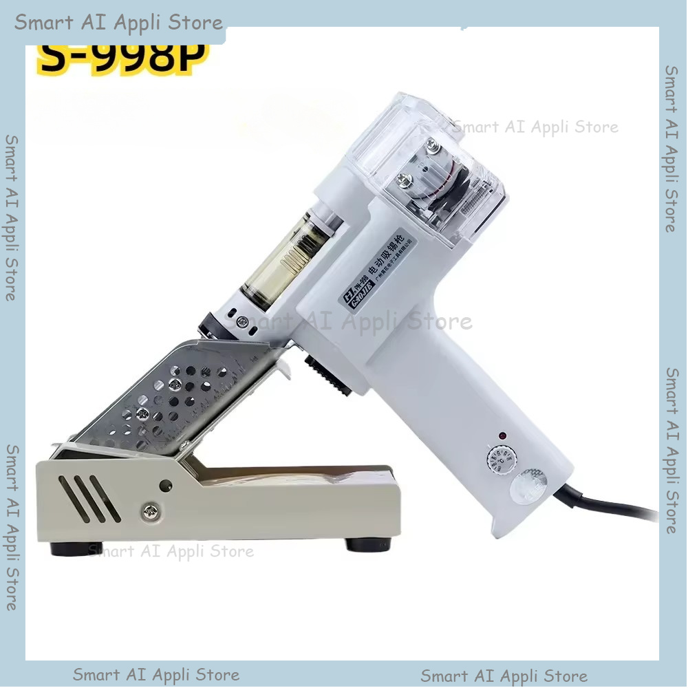 ปืนดูดตะกั่วไฟฟ้าแบบปั๊มคู่ S- - Desoldering Gun Vacuum Electric บทวิจารณ์และราคา