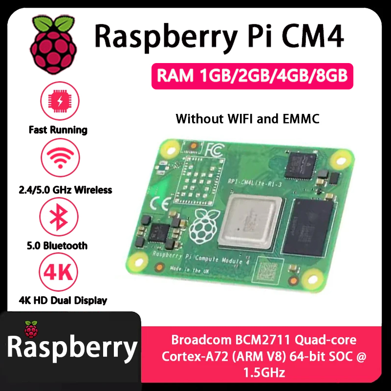 Raspberry Pi CM4 แรม 1GB/2GB/4 - Raspberry Pi Compute Module 4 8Gb 32Gb บทวิจารณ์และราคา