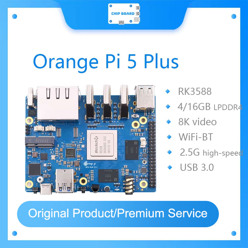 ORANGE Pi 5 plus บอร์ดเดี่ยว R - Orange Pi 5 Plus 16Gb บทวิจารณ์และราคา
