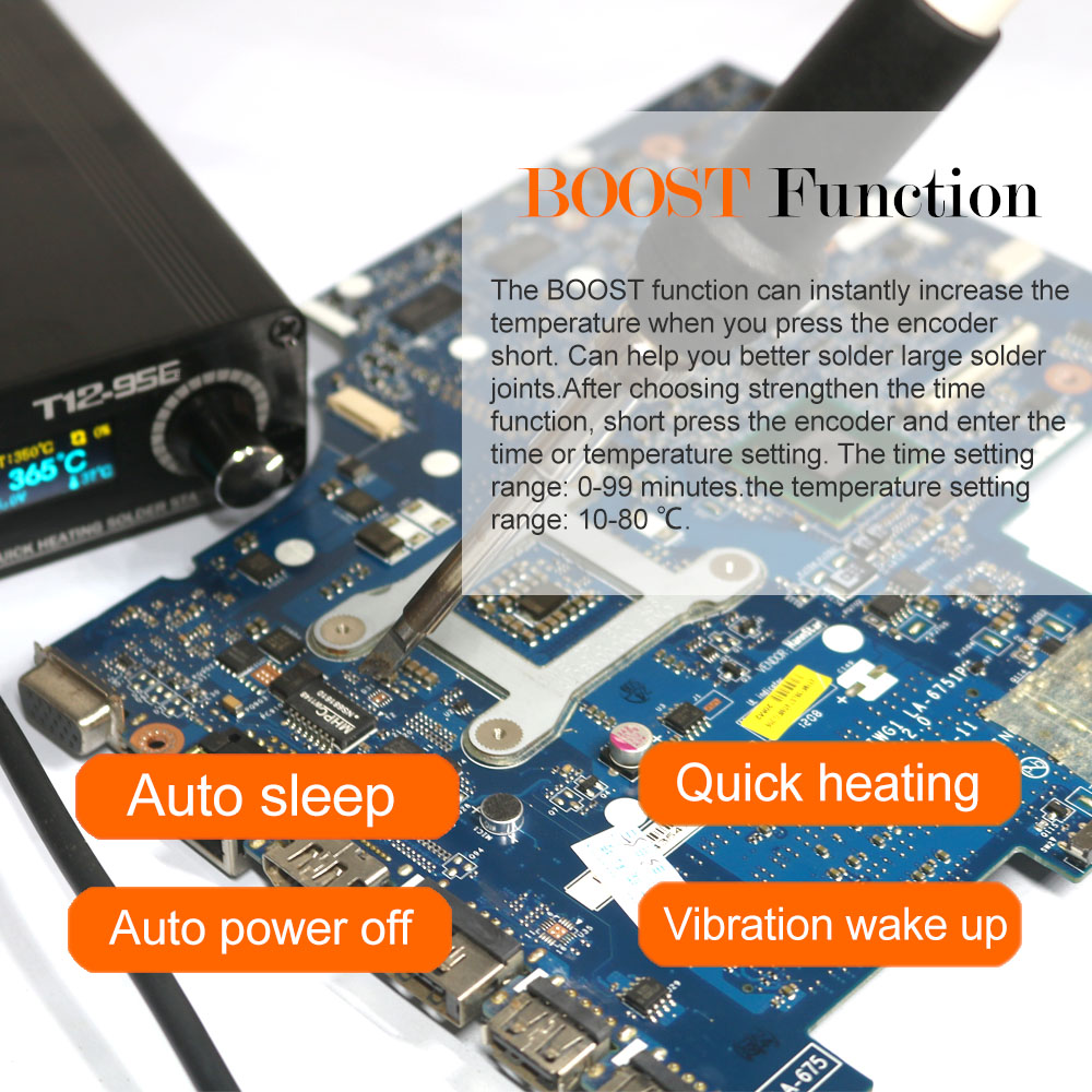 QUECOO T12-956 การประสาน สถานี - Soldering Station T12 Oled บทวิจารณ์และราคา