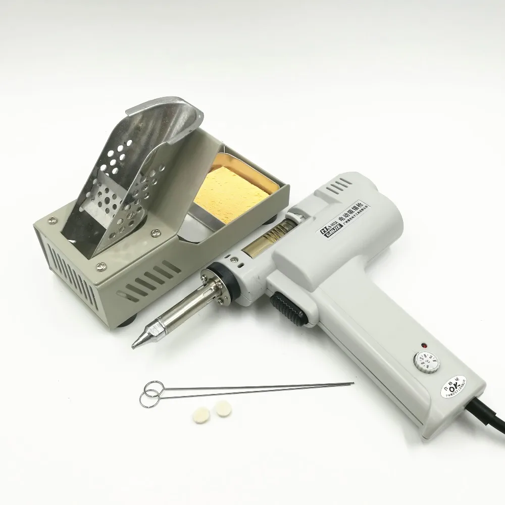ปั๊มดูดตะกั่วไฟฟ้า S-993A ปืนด - Desoldering Gun Vacuum Electric บทวิจารณ์และราคา