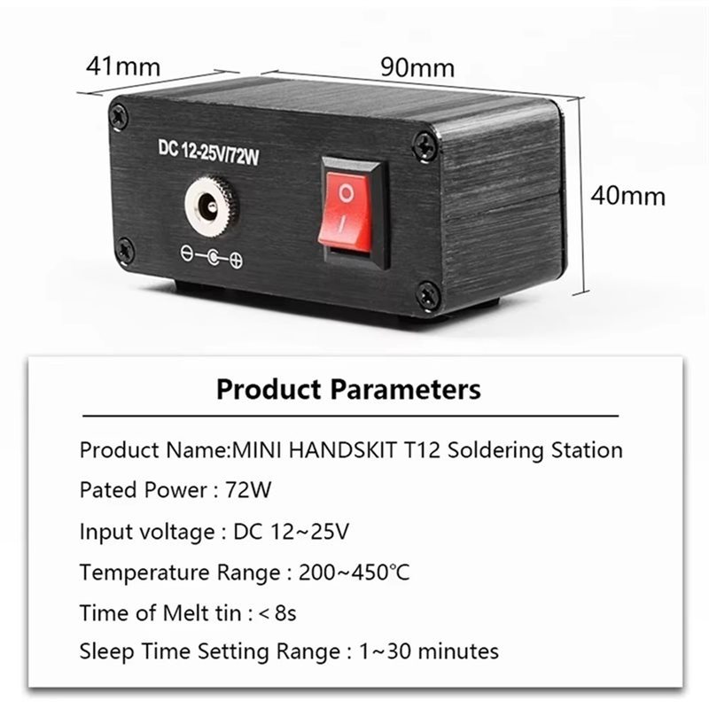 สถานีบัดกรีดิจิตอล B03C-T12 แบ - Soldering Station T12 Oled บทวิจารณ์และราคา