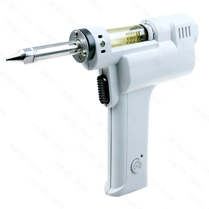 ปืนดูดตะกั่วไฟฟ้าแบบปั๊มคู่ 10 - Desoldering Gun Vacuum Electric บทวิจารณ์และราคา