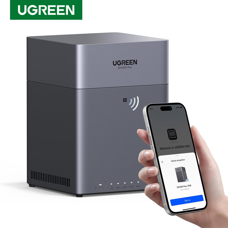 UGREEN NAS DH4300 Plus เครื่อง - Khadas Vim4 8Gb บทวิจารณ์และราคา